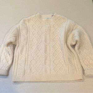 Vintage GAP Cream Cable Knit Sweater